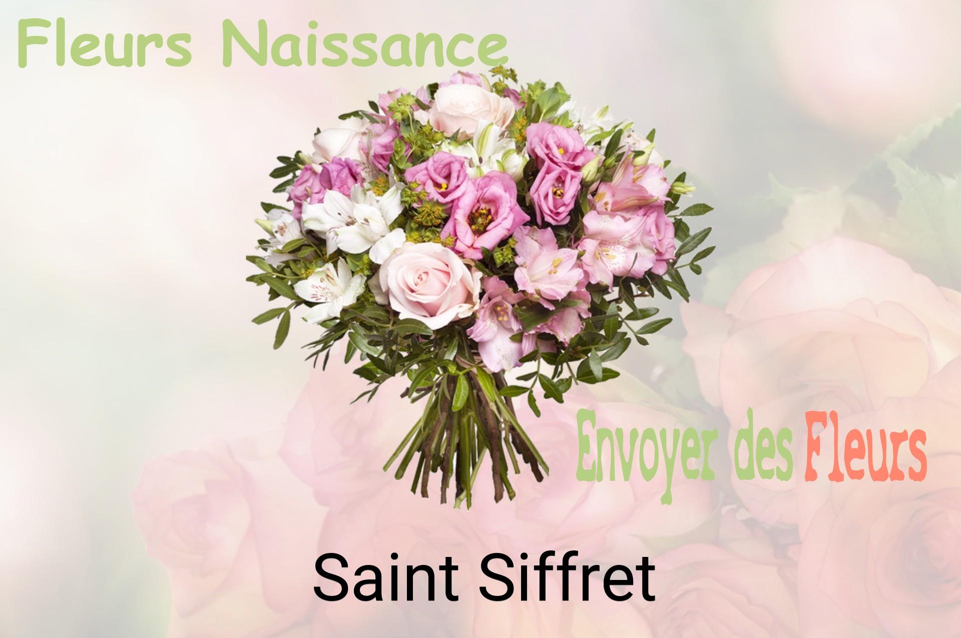 Bouquet de fleurs de naissance livré à Saint-Siffret
